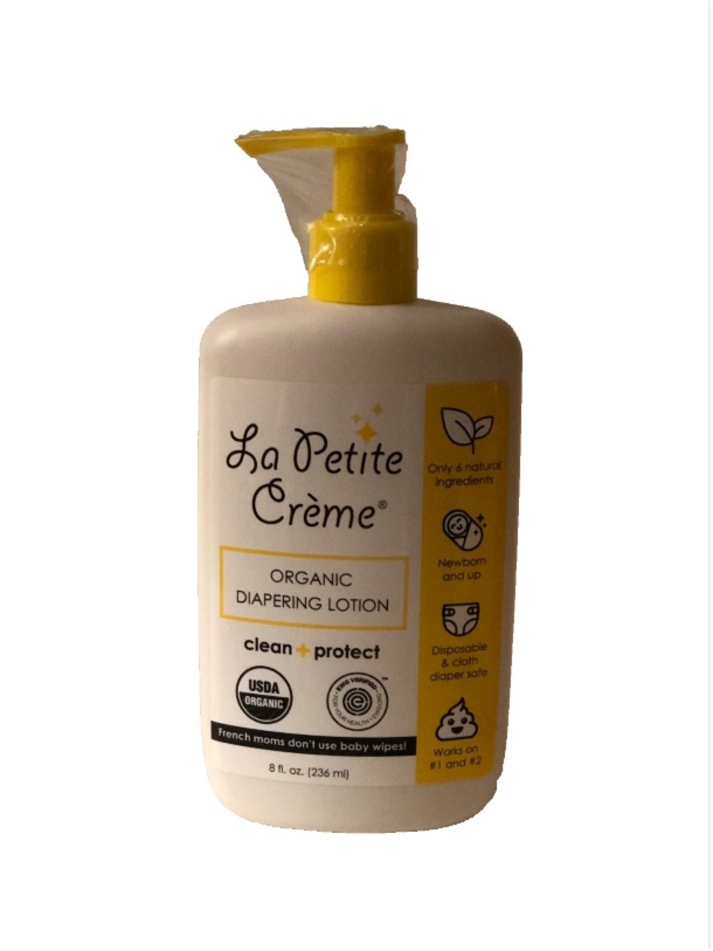 La Petite Crème Organic French Diapering Lotion — 8 Fl Oz